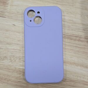 Cell Phone Case For iPhone 15 6.1" Lavender Purple Slim Fit + Screen Protector